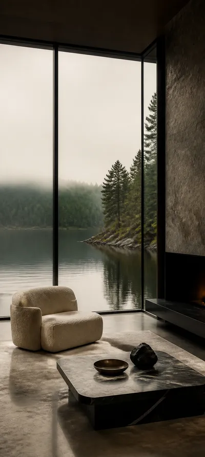 Minimal Luxe Lake House Salon