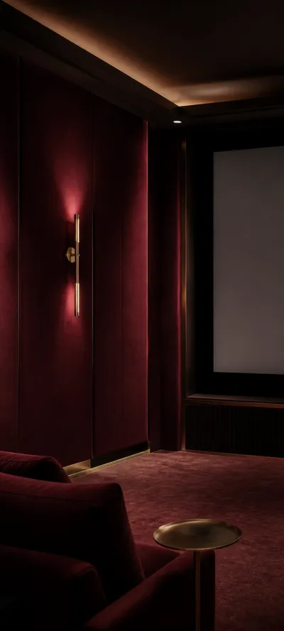 Minimal Luxe Velvet Cinema