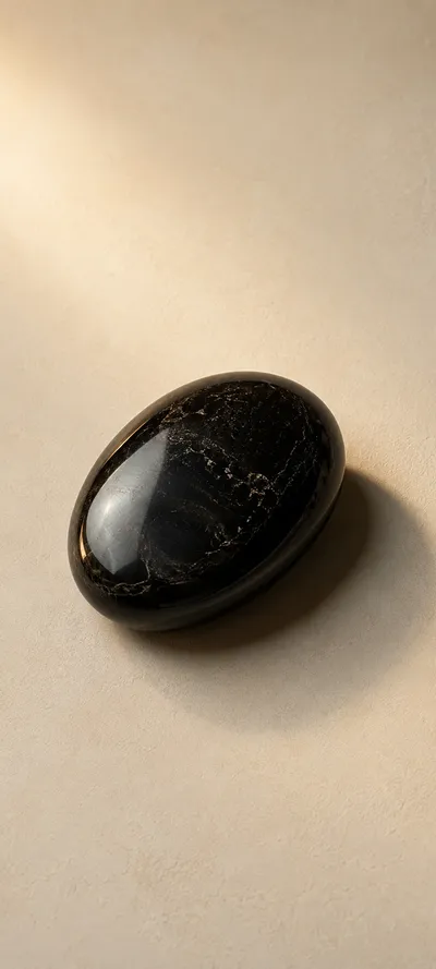 Black Marble Egg Beige