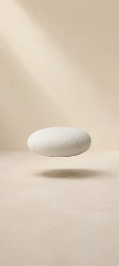 Floating White Pebble Beige