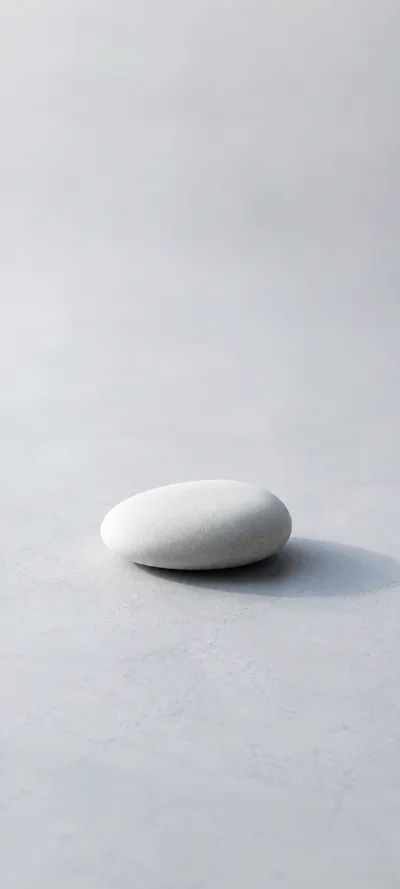 Smooth White Pebble Grey Floor