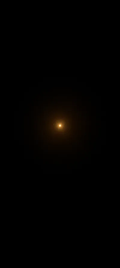 Tiny Amber Glow Black