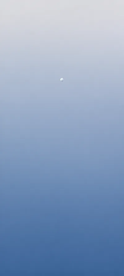 Tiny White Orb Blue Gradient