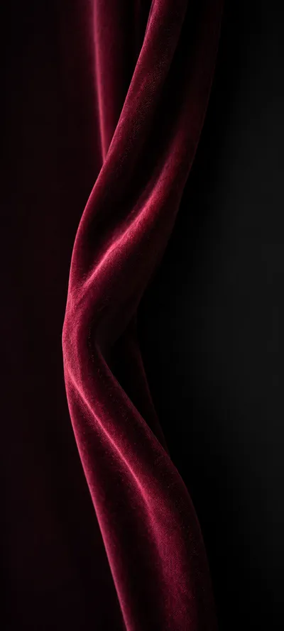 Twisted Crimson Velvet Fabric