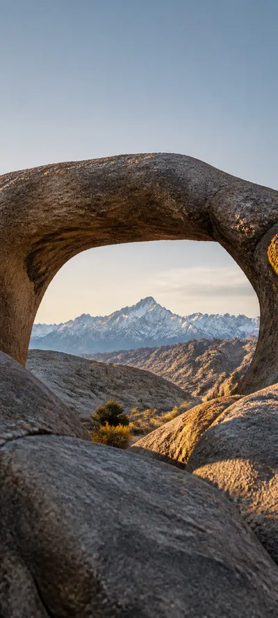 Granite Arch And Peaks