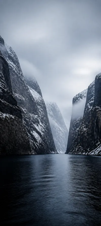 Icy Fjord Walls