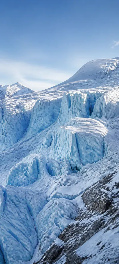 Sunlit Icefall
