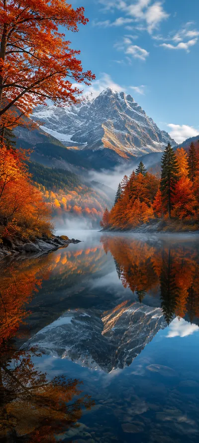 Autumn Mountain Lake