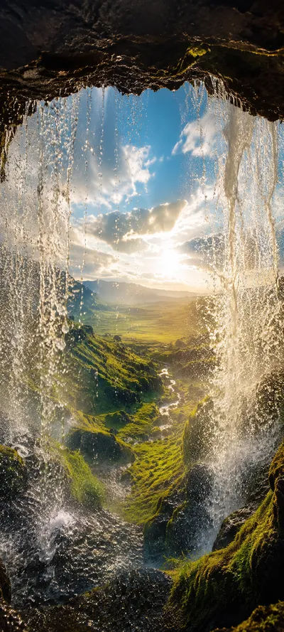 Cave Waterfall Skylight