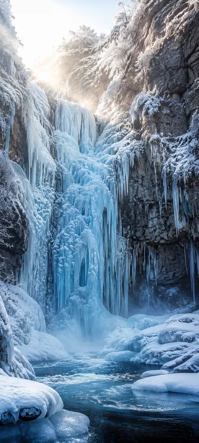 Frozen Waterfall