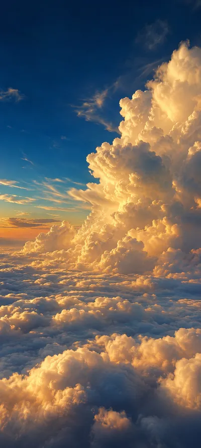 Golden Storm Clouds