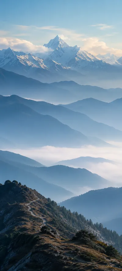 Misty Mountain Ridges