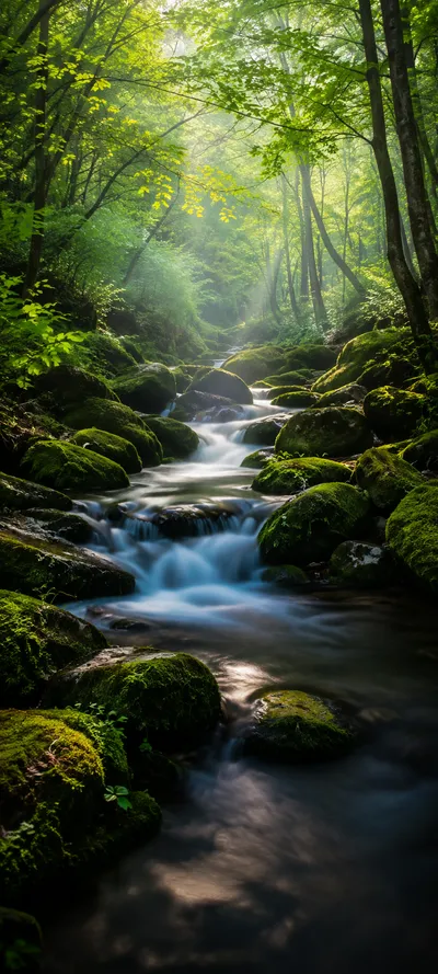 Mossy Forest Stream