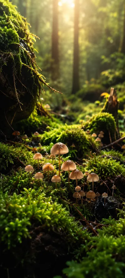 Mossy Forest Sunbeam