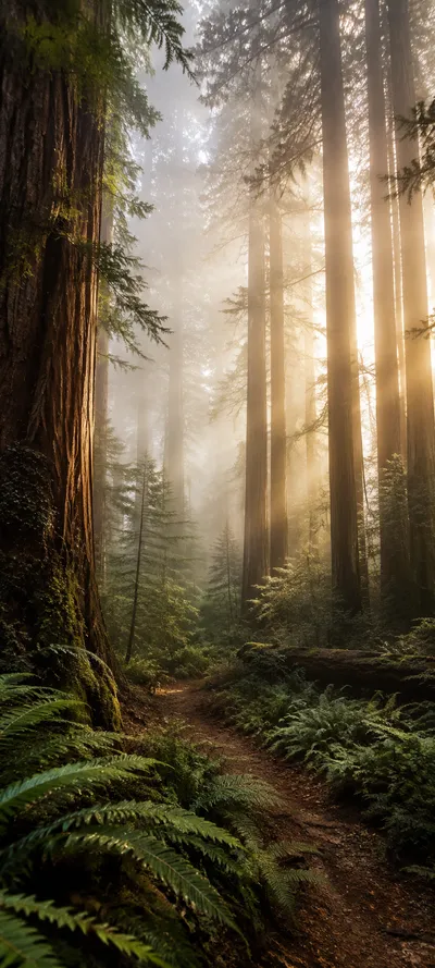 Redwood Forest Sunbeams