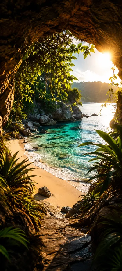 Sea Cave Beach View