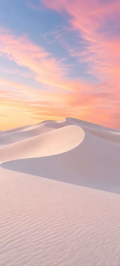 White Sand Dune Sunset