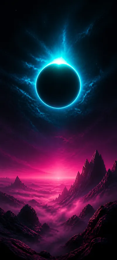 Epic Cinematic Neon Eclipse
