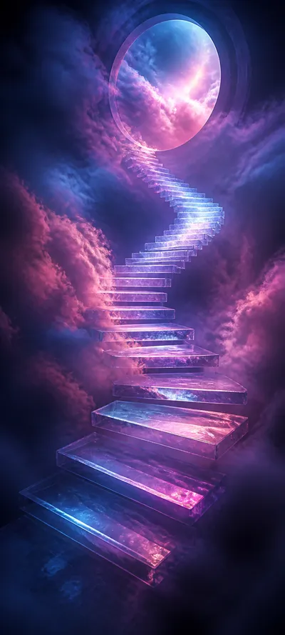 Epic Cinematic Vapor Staircase