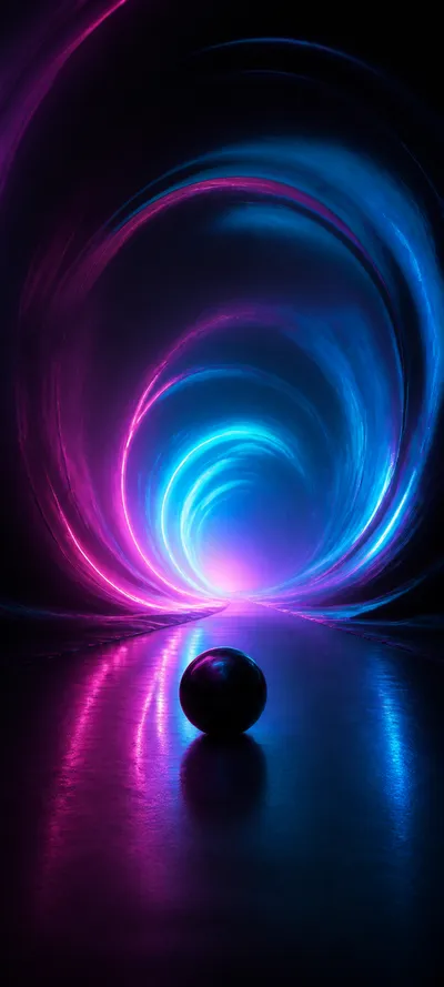 Minimal Iconic Chromatic Tunnel