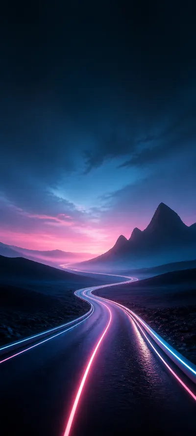 Minimal Iconic Neon Speedway