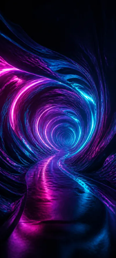 Moonlit Realm Chromatic Tunnel