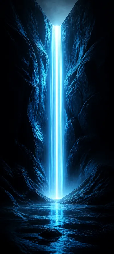 Painterly Prestige Electric Waterfall