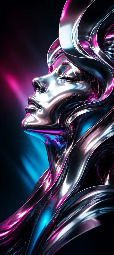 Painterly Prestige Neon Chrome