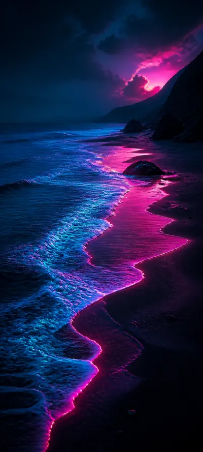 Painterly Prestige Synthwave Coast