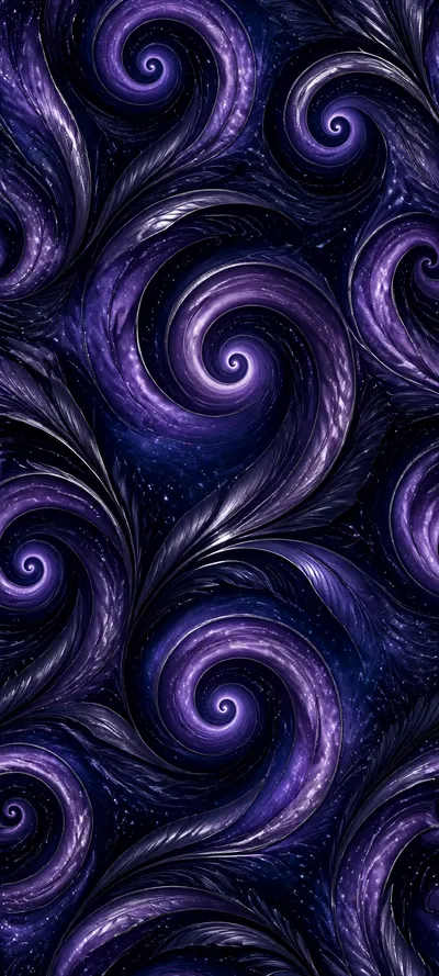 Chromatic Depth Cosmic Swirl