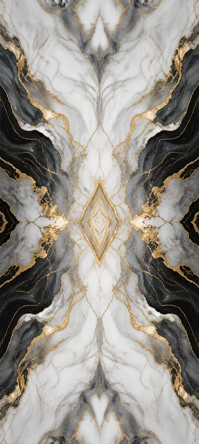 Chromatic Depth Marble Veins