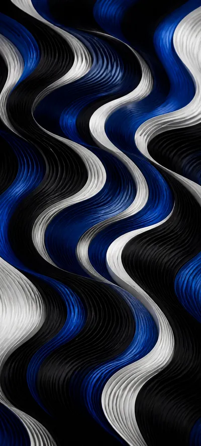 Chromatic Depth Op Art Waves