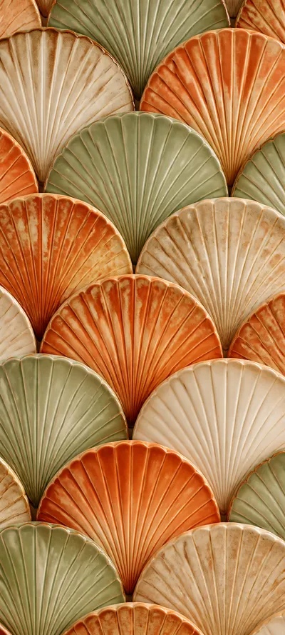 Chromatic Depth Scalloped Clay