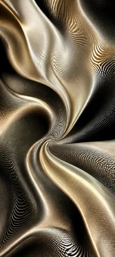 Chromatic Depth Silk Moir