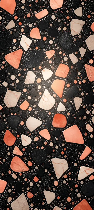Chromatic Depth Terrazzo Night