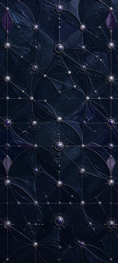 Embossed Luxe Celestial Dots