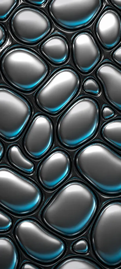 Embossed Luxe Liquid Chrome