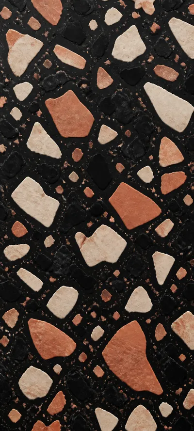 Embossed Luxe Terrazzo Night