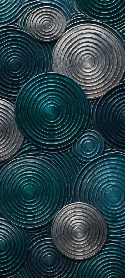 Embossed Luxe Water Ripples