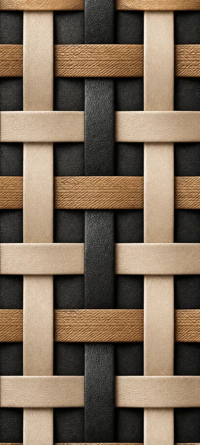 Embossed Luxe Woven Grid