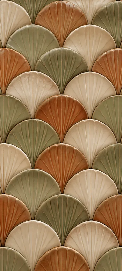 Monochrome Edition Scalloped Clay