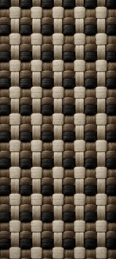 Monochrome Edition Woven Grid