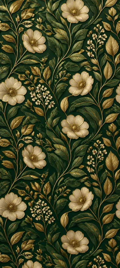 Precision Repeat Botanical Linework