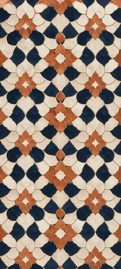 Precision Repeat Geometric Mosaic