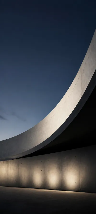 Blue Hour Architectural Curve
