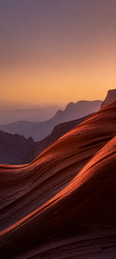 Cinematic Dawn Canyon Abstract