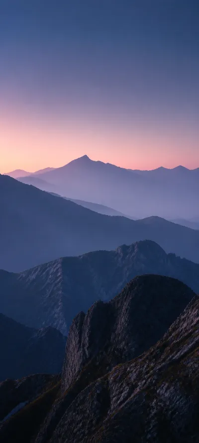 Cinematic Dawn Mountain Layers