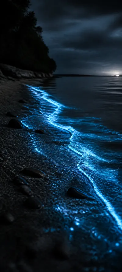 Editorial Detail Bioluminescent Shore