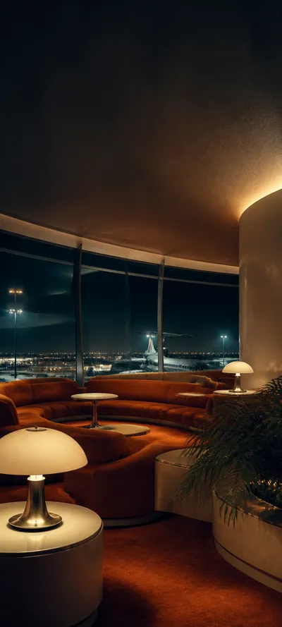 Analog Night Airline Lounge