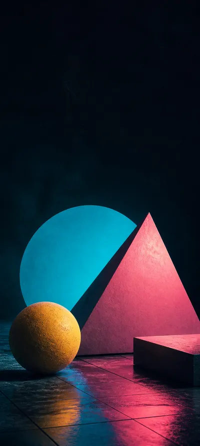 Analog Night Memphis Geometry